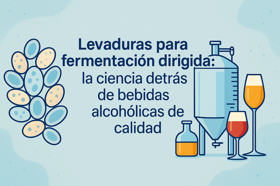 🧬 Levaduras para fermentación dirigida: la ciencia detrás de bebidas alcohólicas de calidad